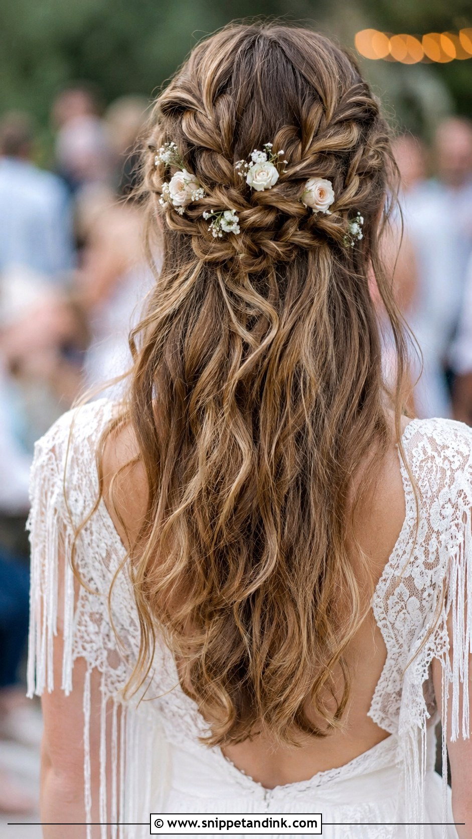 Half Up Half Down With Dutch Braid - Snippet and Ink - 35 Half-Up Half-Down Wedding Hairstyles