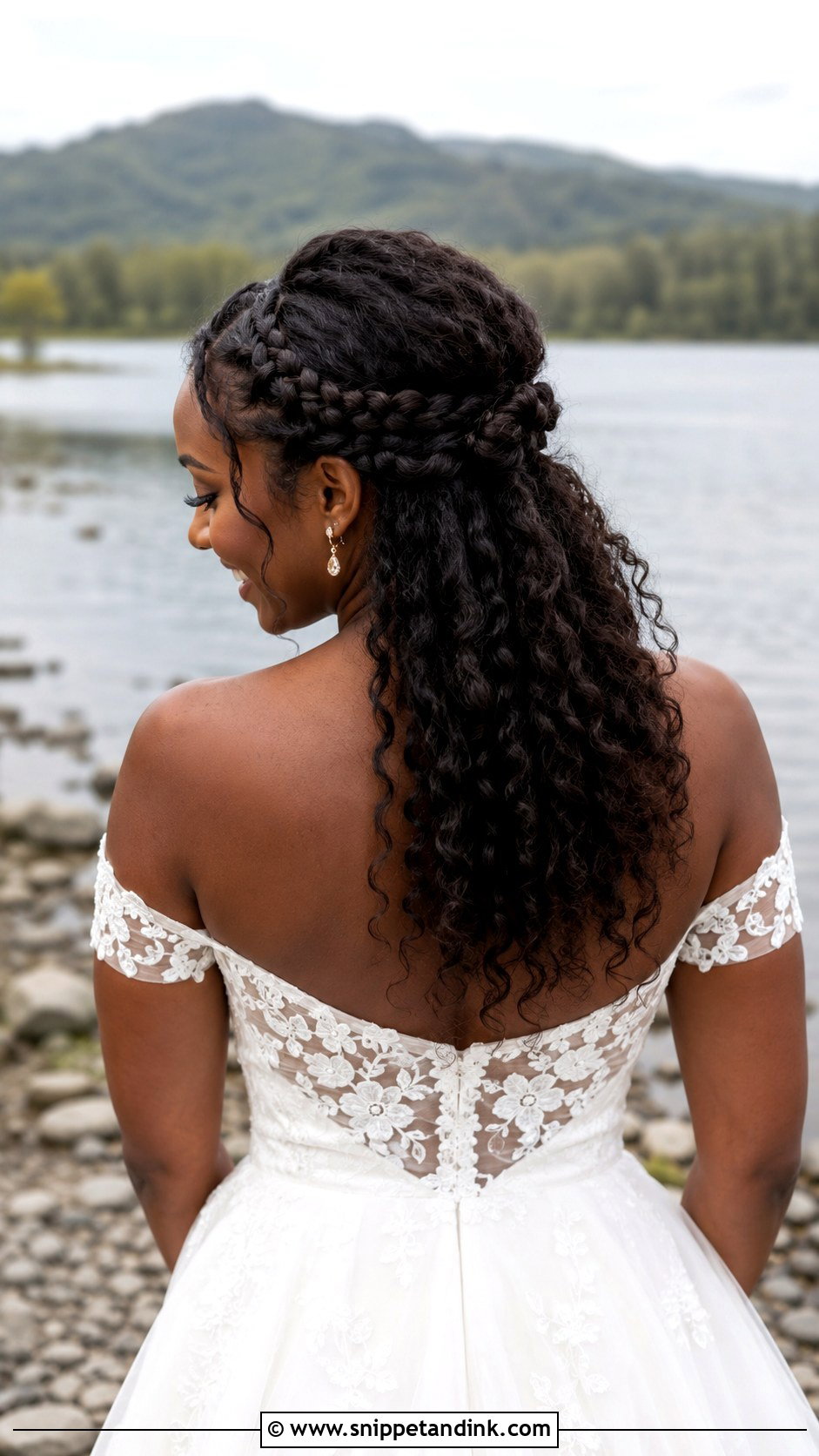 Half Up Half Down With Dutch Braids - Snippet and Ink - 35 Half-Up Half-Down Wedding Hair Ideas