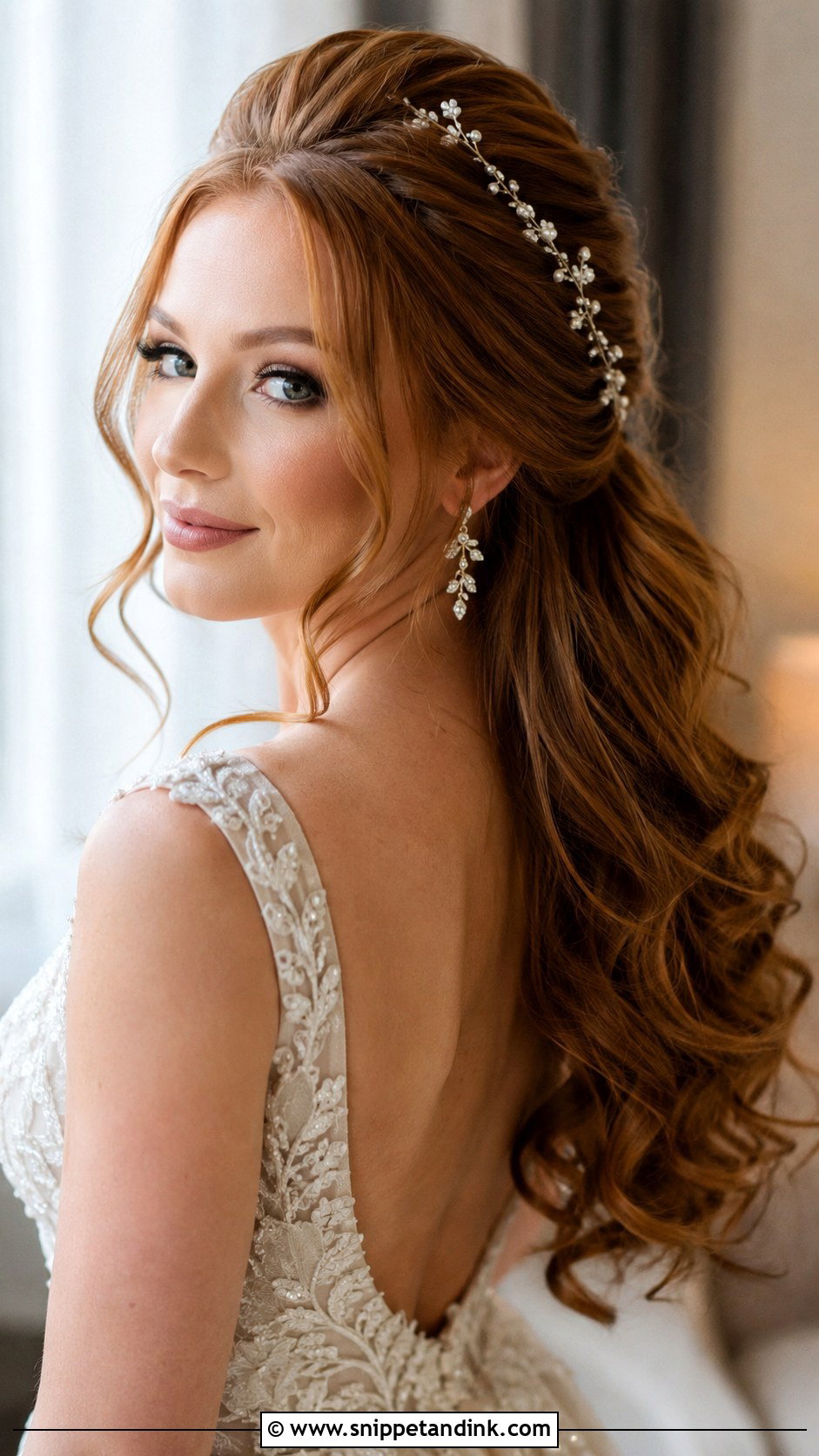 Half Up Half Down With Volume - Snippet and Ink - 25 Half-Up Half-Down Hair for Wedding Ideas