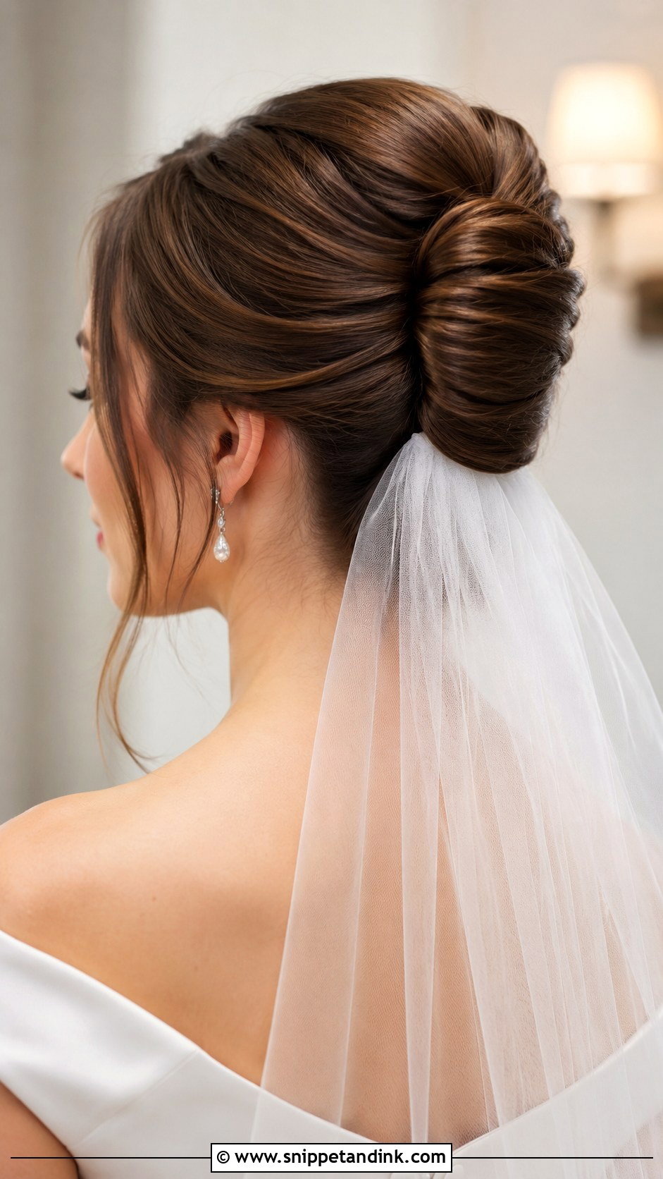 Half Up Half Down With Waves - Snippet and Ink - 25 Bridal Hair Ideas