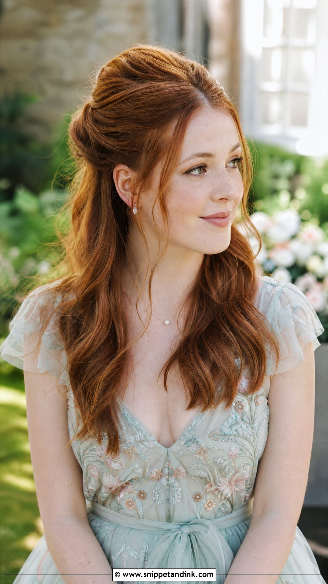 Half Up Half Down for Thin Hair - Snippet and Ink - 20 Wedding Guest Hair for Fine Hair Ideas