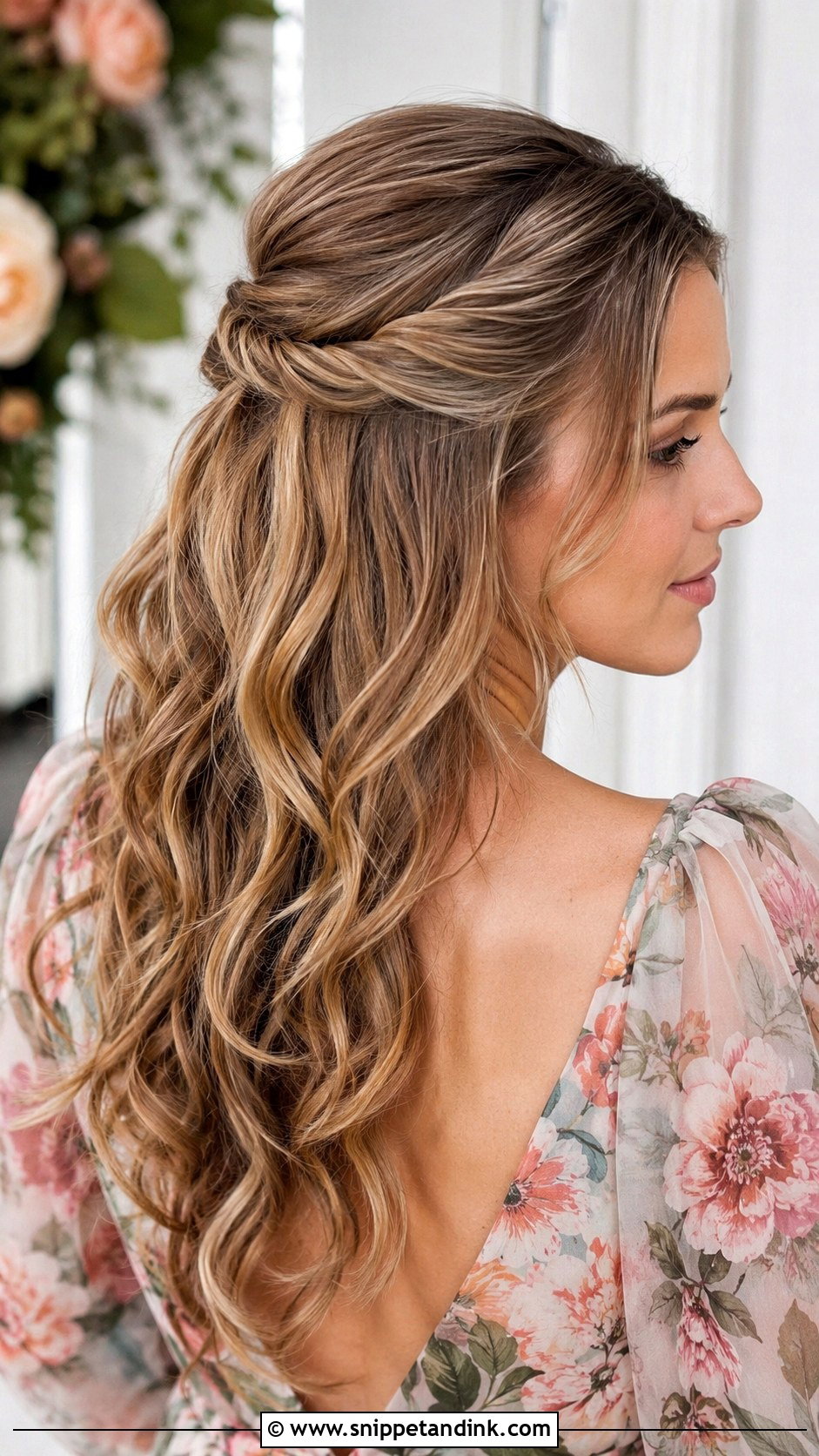 Half Up Half Down for a Wedding Guest - Snippet and Ink - 25 Hair Styles for a Wedding Guest