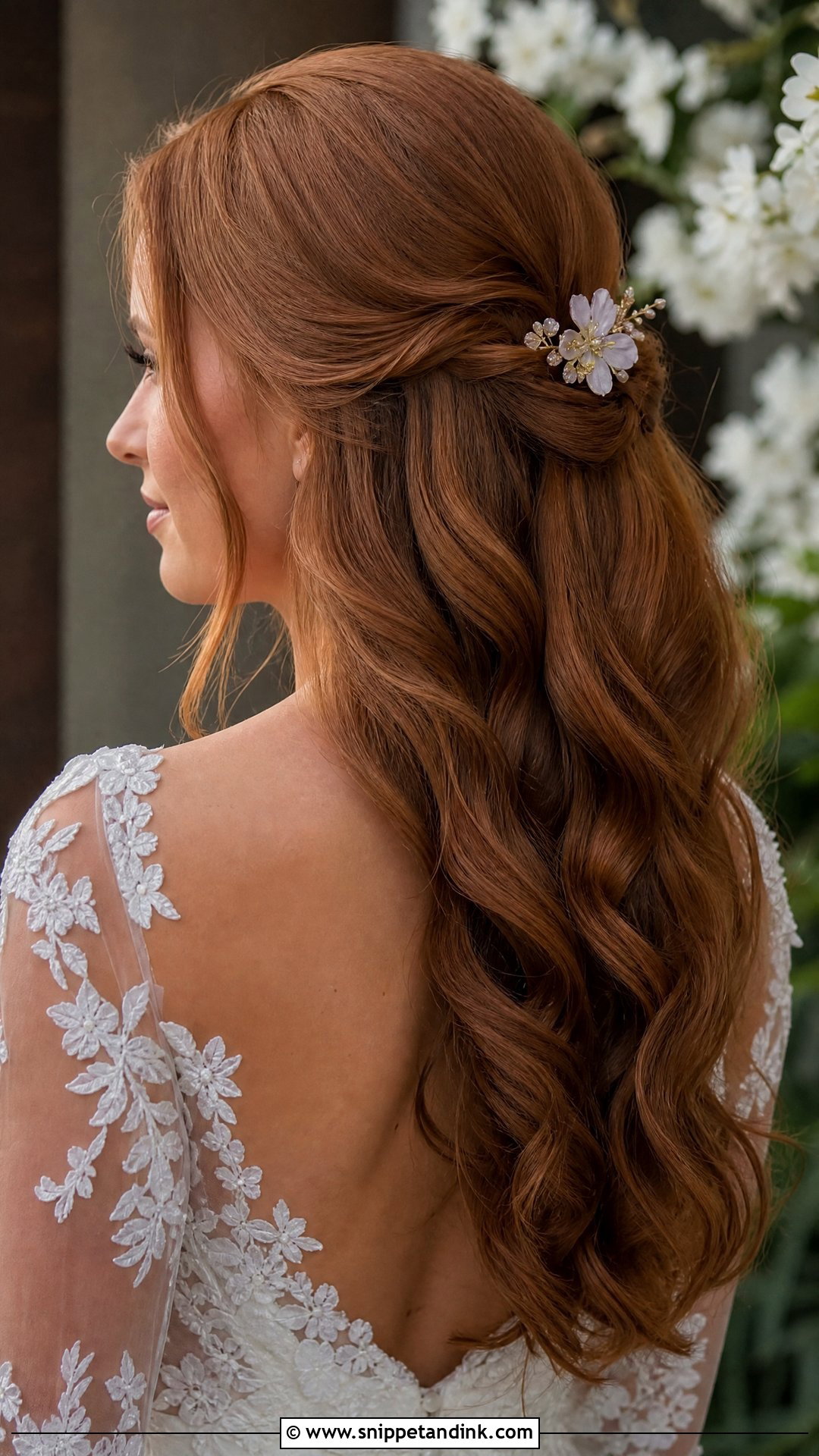 Half Up Hollywood Waves - Snippet and Ink - 20 Hollywood Waves Wedding Hair