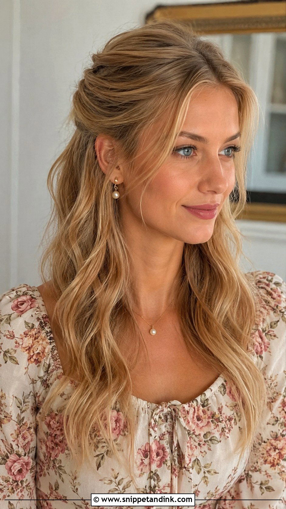 Half Up Ponytail - Snippet and Ink - 25 Wedding Guest Ponytail Hairstyles