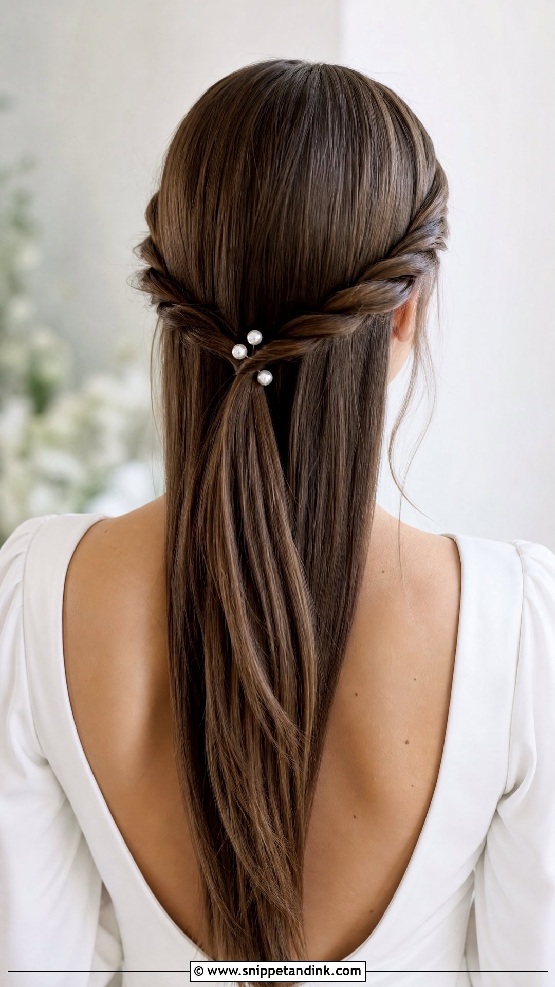Half Up Rope Braid Wedding Hairstyle - Snippet and Ink - 20 Half-Up Braided Wedding Hairstyles