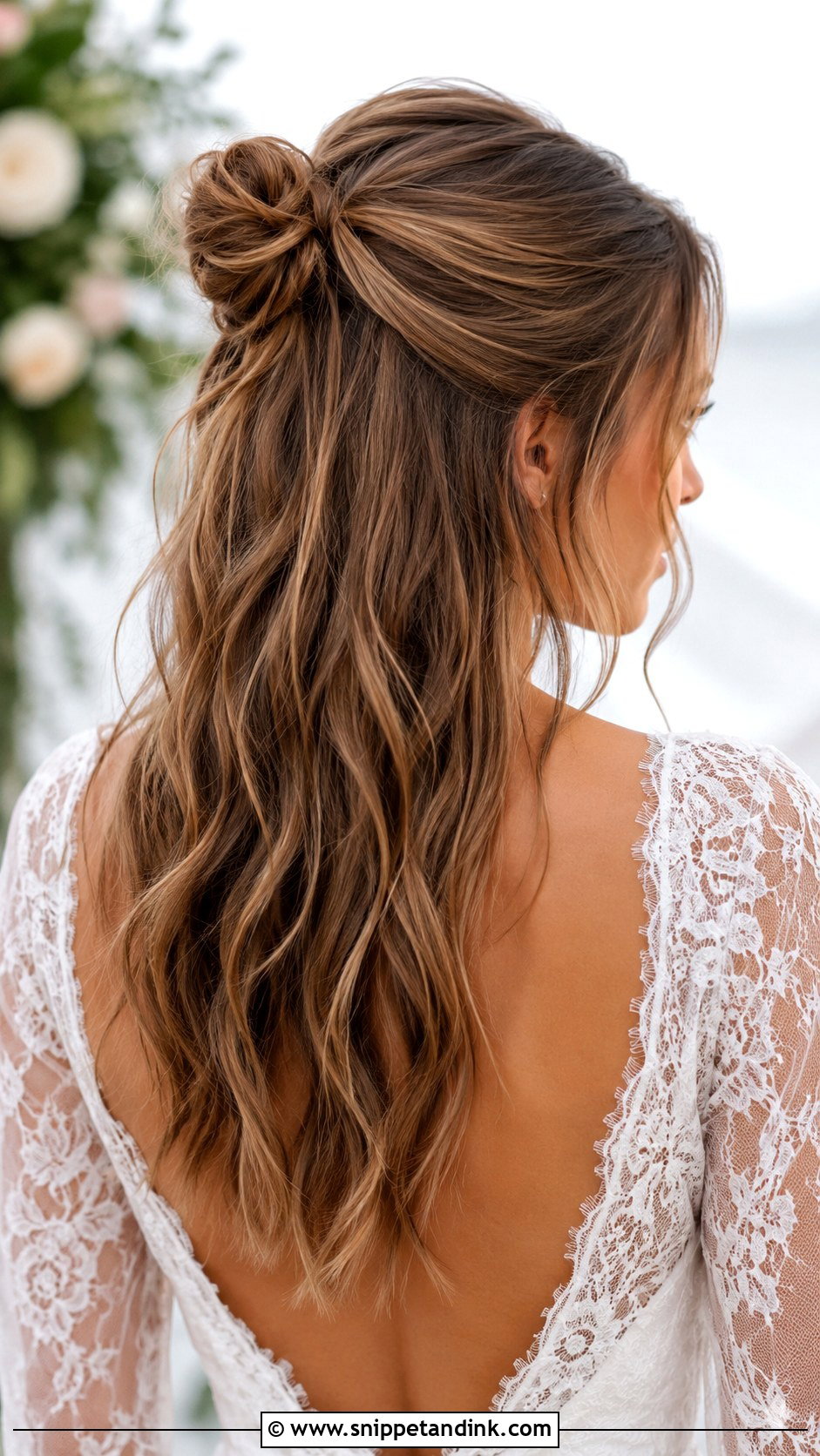 Half Up Top Knot - Snippet and Ink - 30 Hair for Wedding Ideas