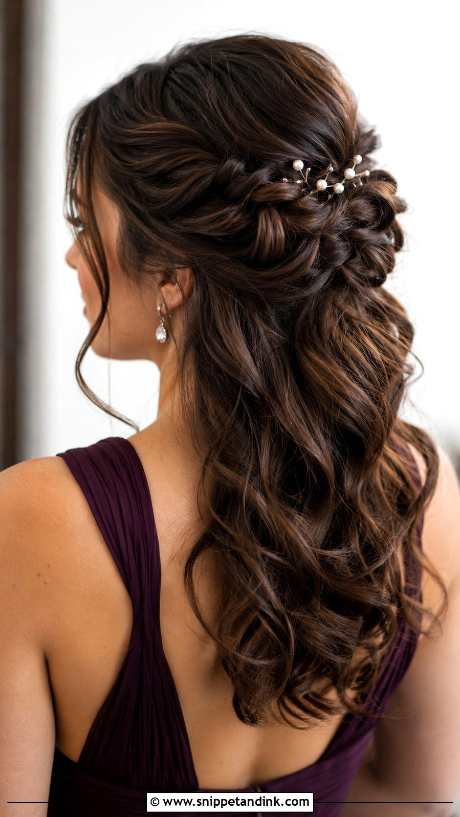 Half Up Twisted Updo Combo - Snippet and Ink - 25 Half-Up Mother of the Bride Hair Ideas