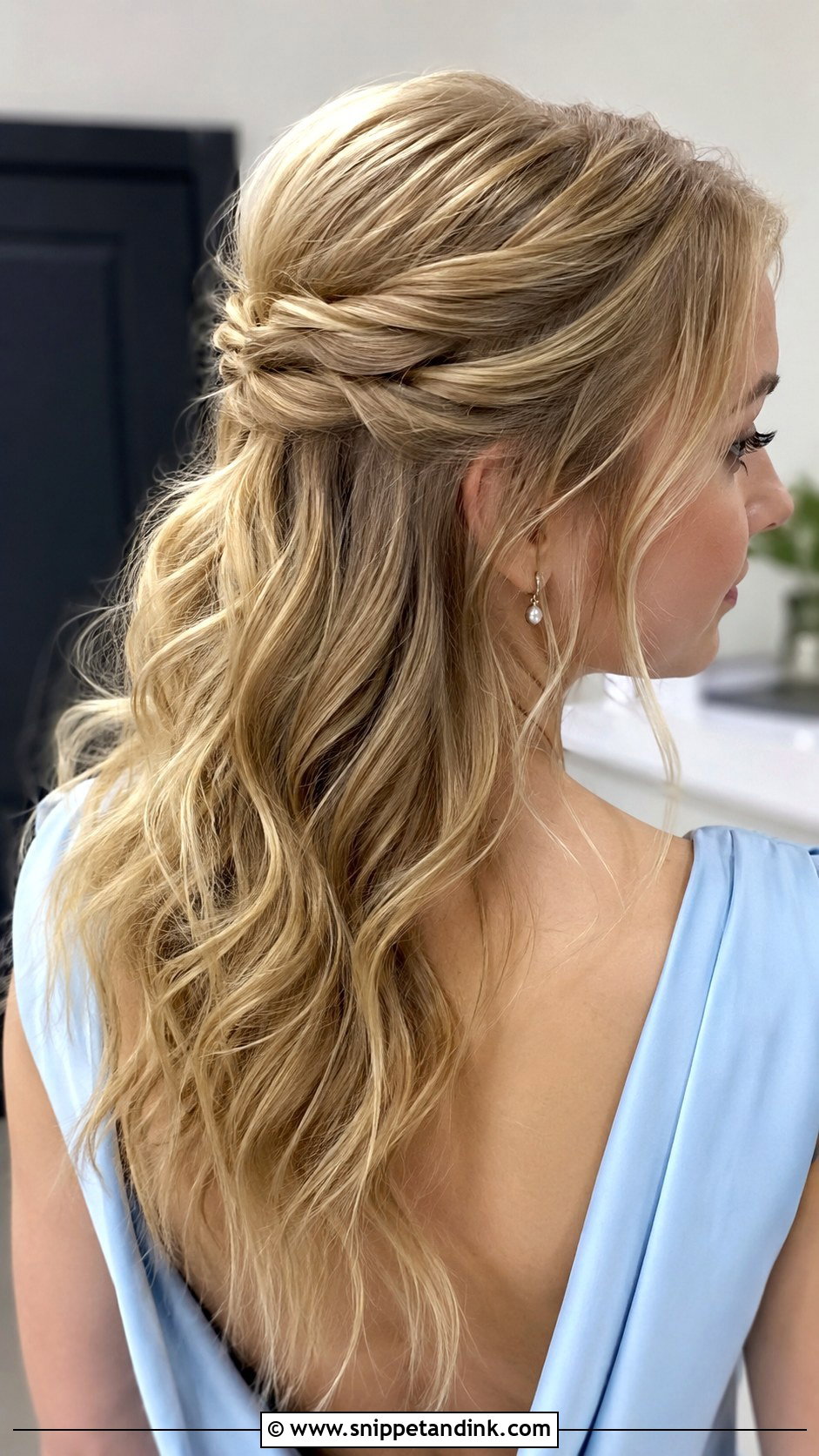 Half Up Wedding Guest Hair For Fine Hair - Snippet and Ink - 20 Half-Up Wedding Guest Hair Ideas