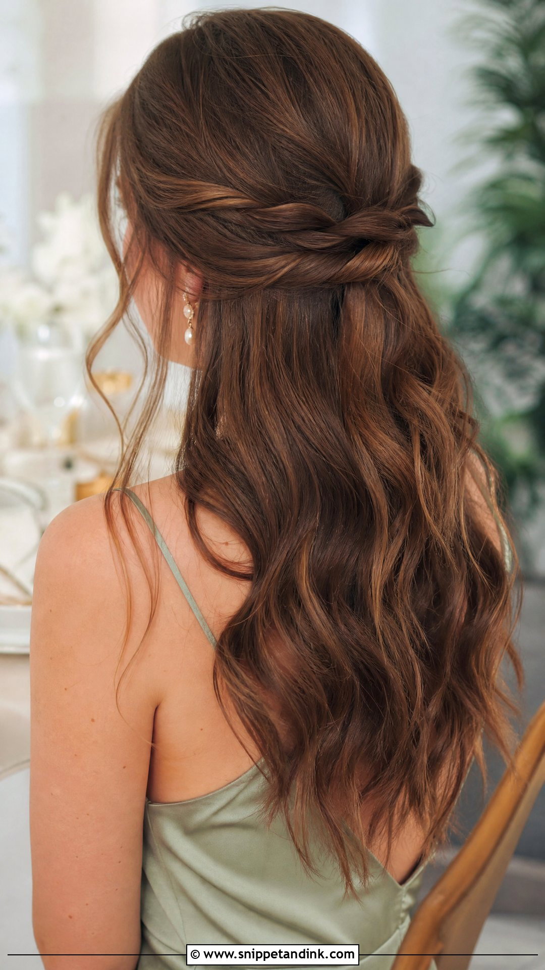 Half Up Wedding Guest Hair - Snippet and Ink - 15 Casual Wedding Guest Hair Ideas