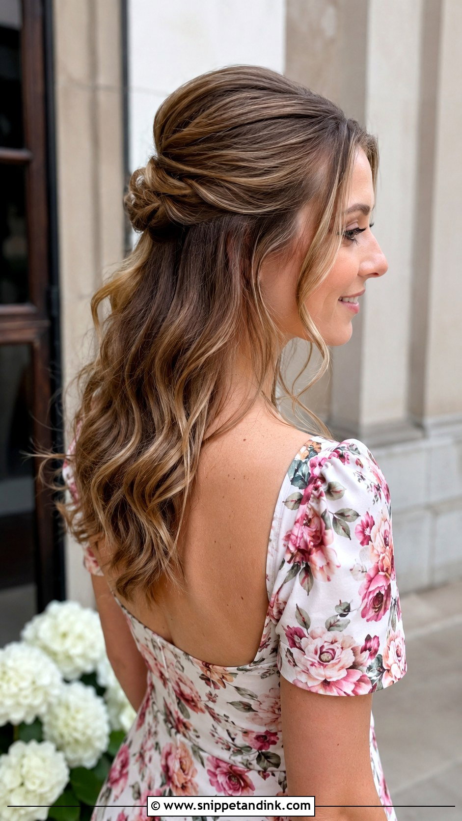 Half Up Wedding Guest Hairstyle - Snippet and Ink - 15 Hair Styles for Guest At Wedding