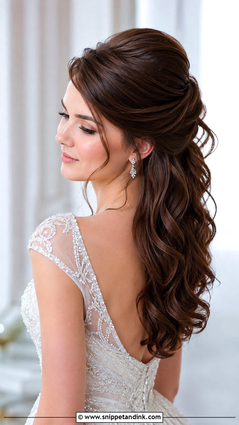 Half Up Wedding Hair With Bouffant - Snippet and Ink - 25 Half-Up Wedding Hair Styles
