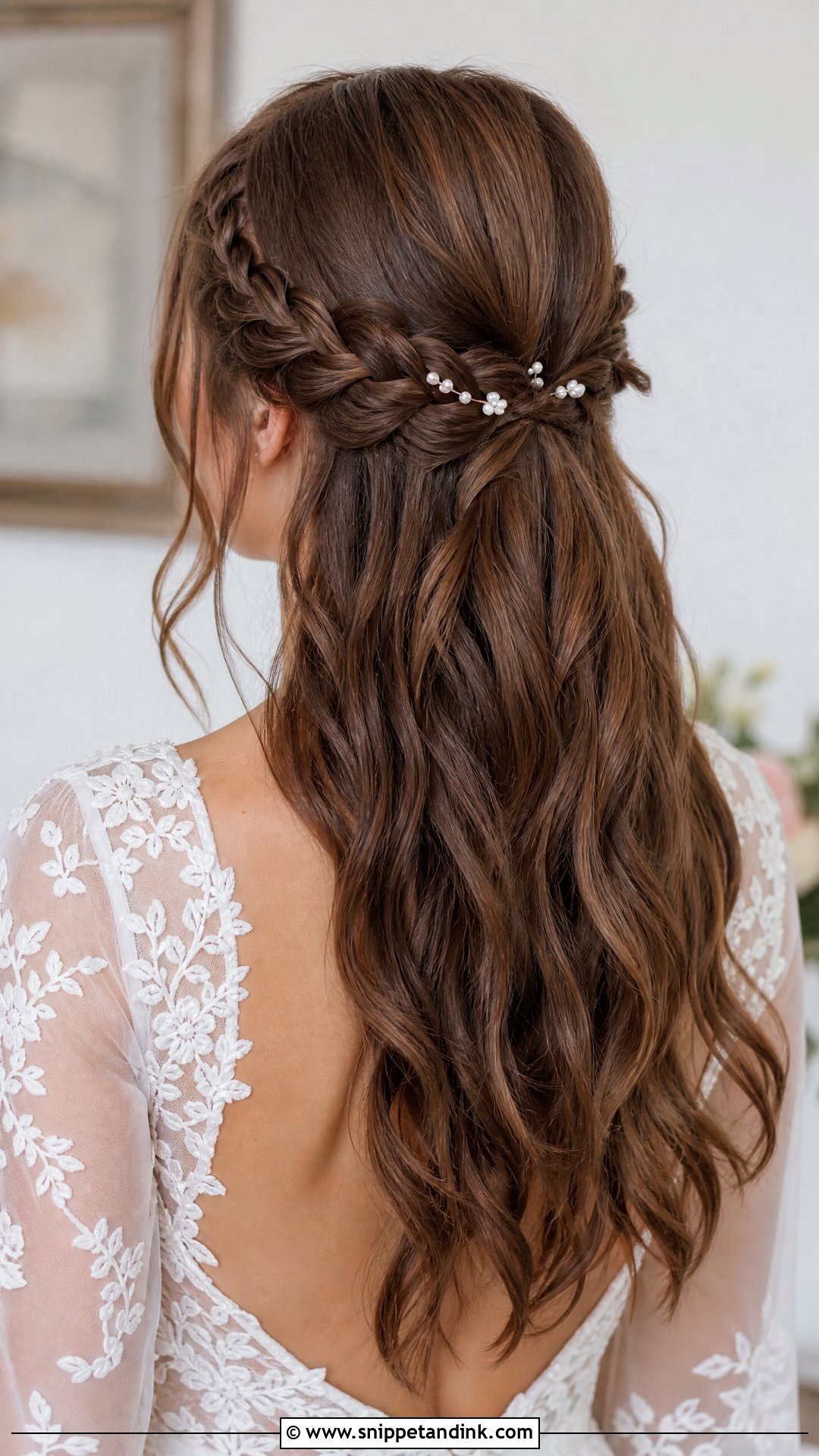 Half Up Wedding Hair With Braids - Snippet and Ink - 15 Easy Half-Up Wedding Hairstyles