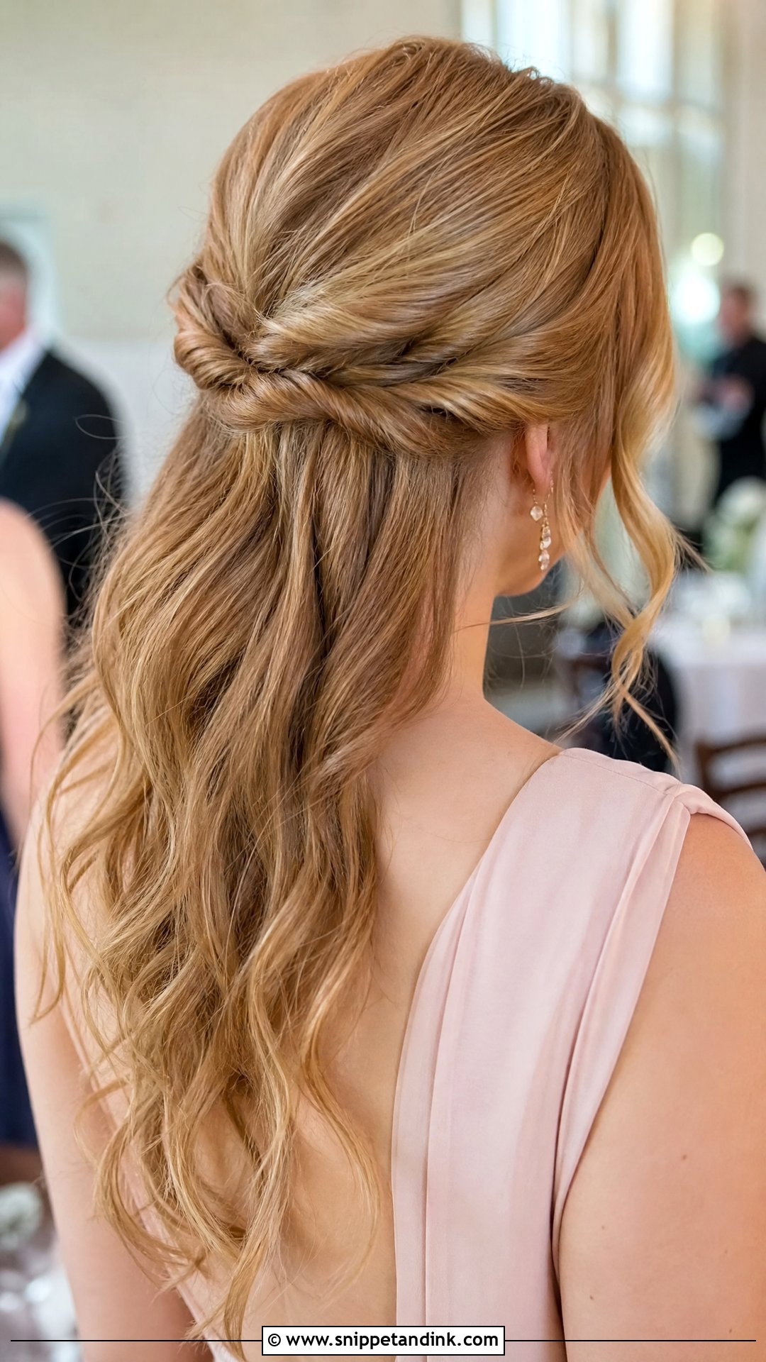 Half Up Wedding Updo - Snippet and Ink - 15 Cute Updos for Wedding