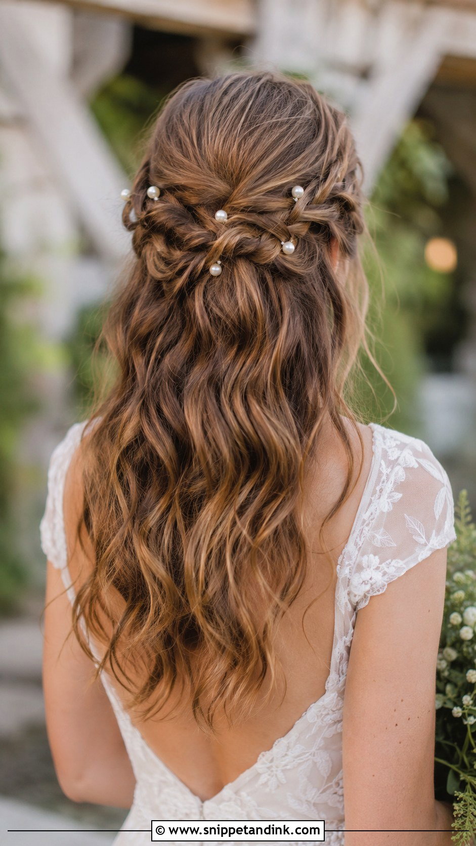 Half Up With Double Braids - Snippet and Ink - 30 Half-Up Wedding Hair Ideas