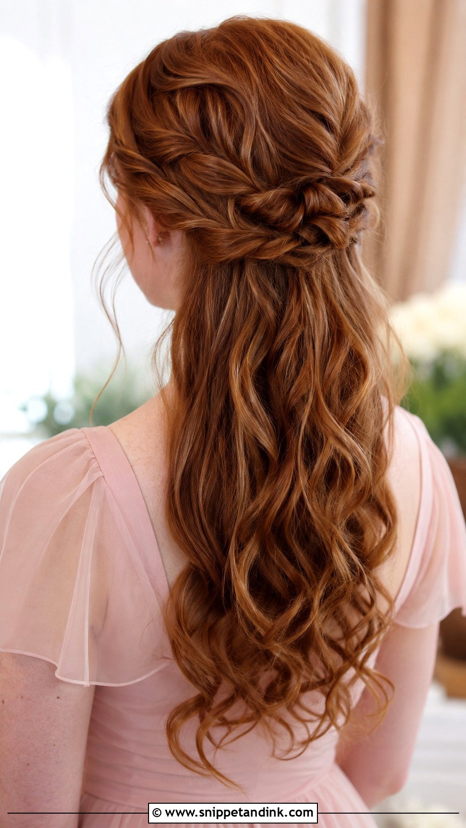 Half Updo Bridesmaid Hair - Snippet and Ink - 20 Updos Bridesmaid Hair