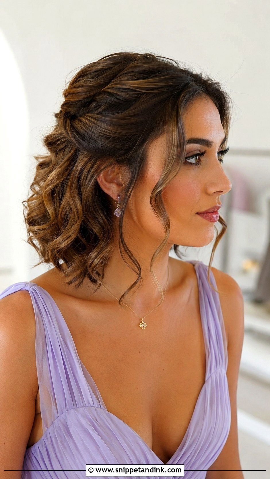 Half Updo For Short Hair - Snippet and Ink - 20 Bridesmaid Hairstyles Updo Short Hair