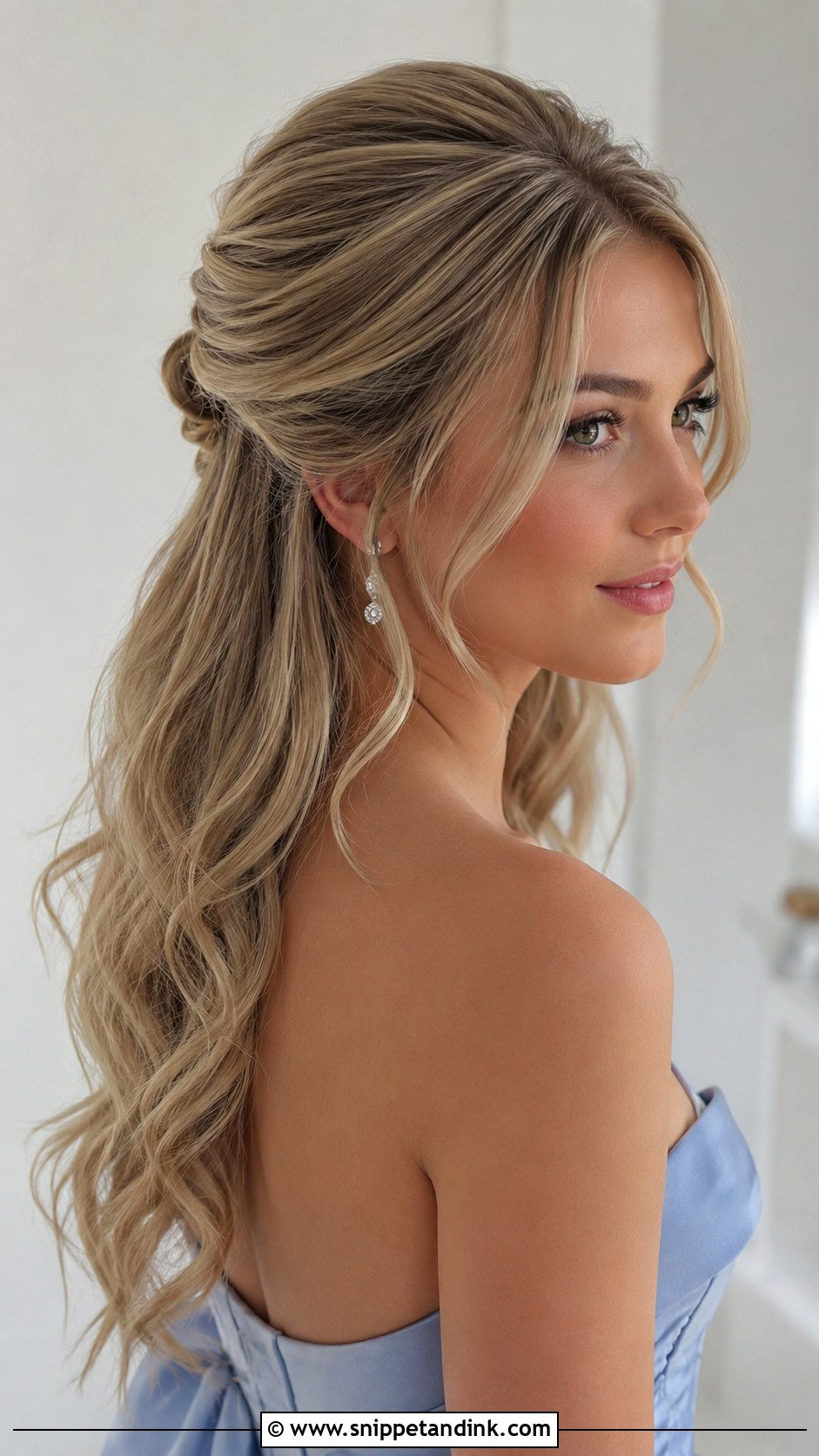 Half Updo Prom Hair With High Crown - Snippet and Ink - 15 Half Updo Prom Ideas