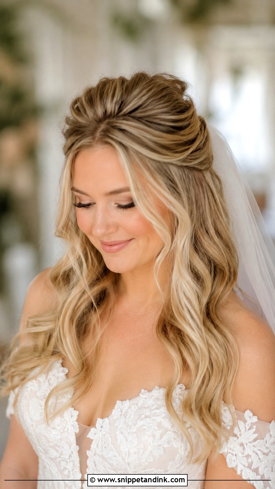 Half Updo Wedding Hair For Round Face - Snippet and Ink - 15 Updos for Round Faces Wedding