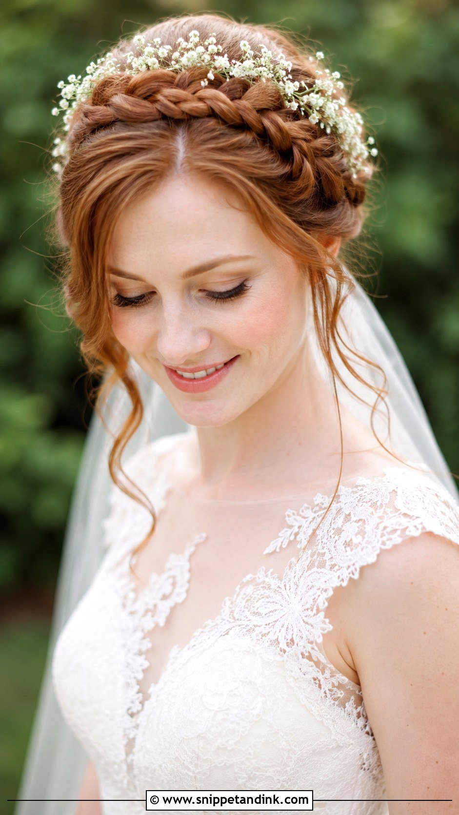 Halo Braid Wedding Updo - Snippet and Ink - 25 Braided Wedding Hairstyles