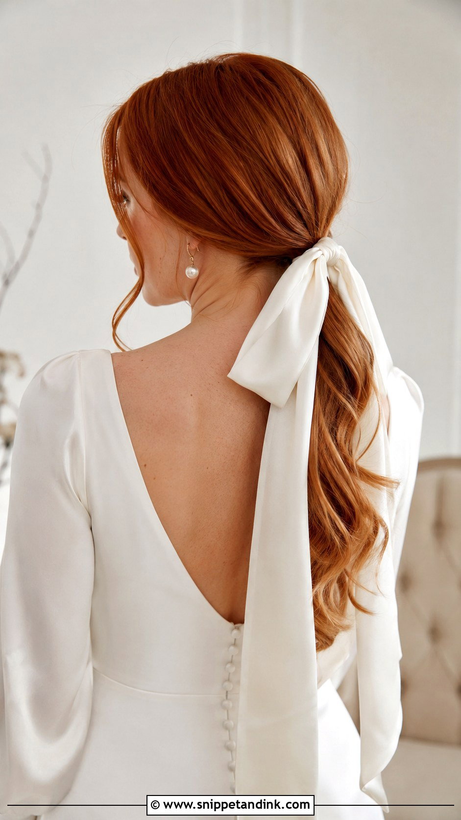 Handmade Bridal Hair Bow - Snippet and Ink - 15 Handmade Bridal Hair Accessories