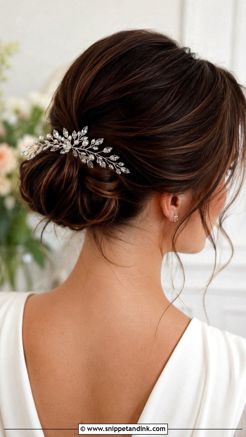 Handmade Crystal Bridal Hair Comb - Snippet and Ink - 15 Handmade Bridal Hair Accessories