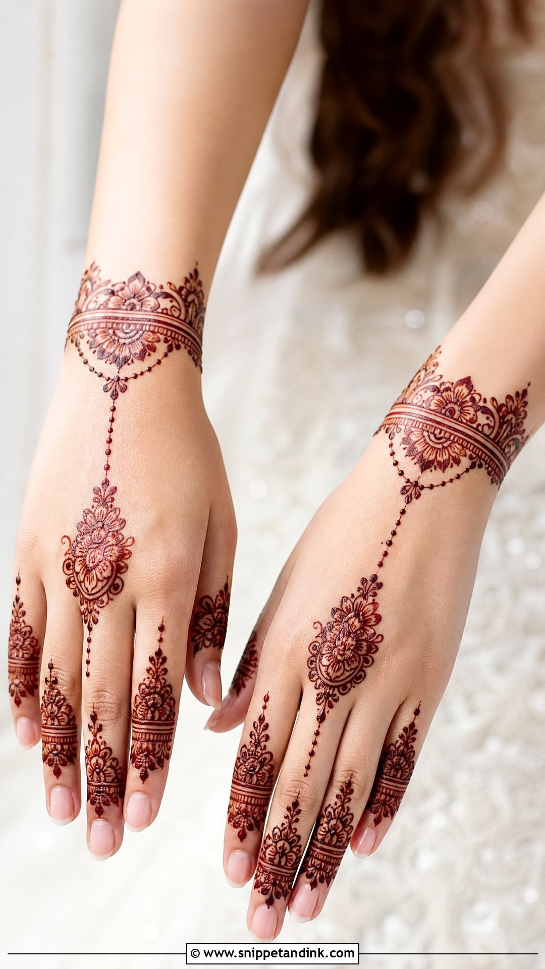 Hania Amir Bracelet Mehndi Design - Snippet and Ink - 20 Hania Amir Mehndi Design Ideas