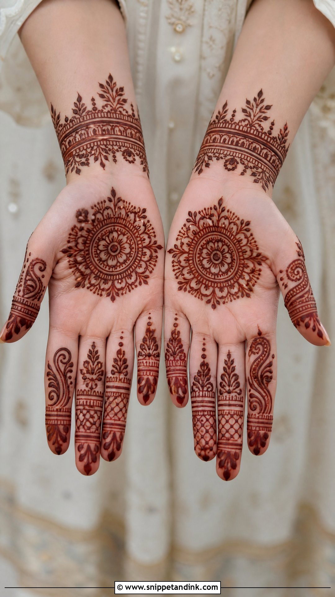 Hania Amir Eid Mehndi Design - Snippet and Ink - 20 Hania Amir Mehndi Design Ideas