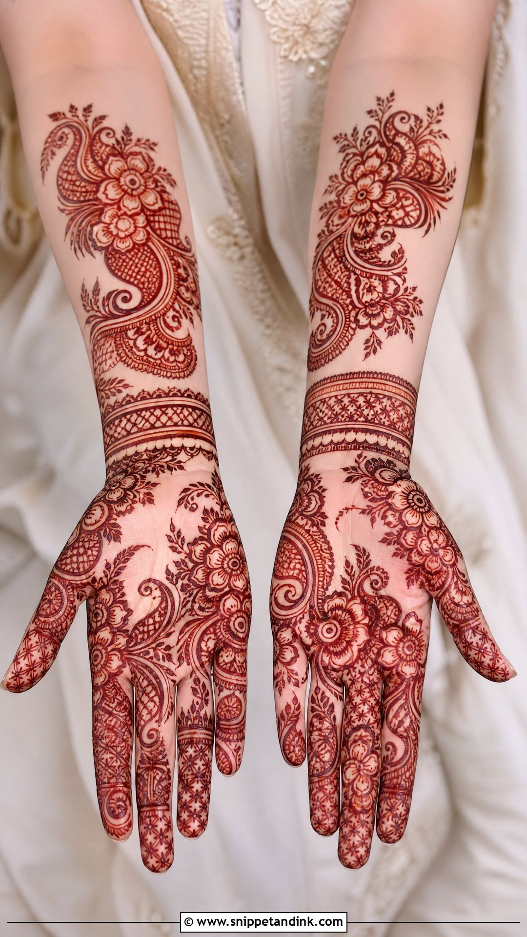 Hania Amir Full Hand Mehndi - Snippet and Ink - 20 Hania Amir Mehndi Design Ideas