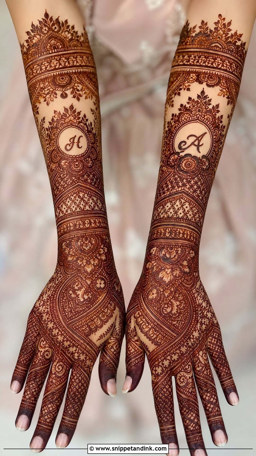 Hania Amir Heavy Bridal Mehndi - Snippet and Ink - 20 Hania Amir Mehndi Design Ideas