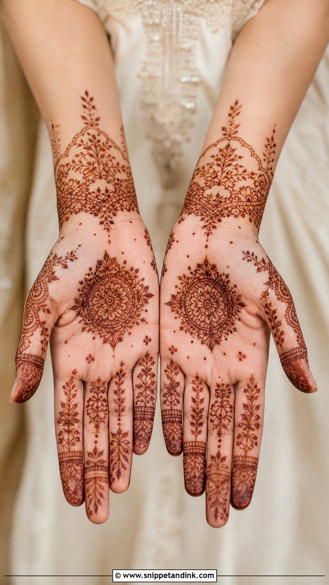 Hania Amir Nikkah Mehndi Design - Snippet and Ink - 20 Hania Amir Mehndi Design Ideas