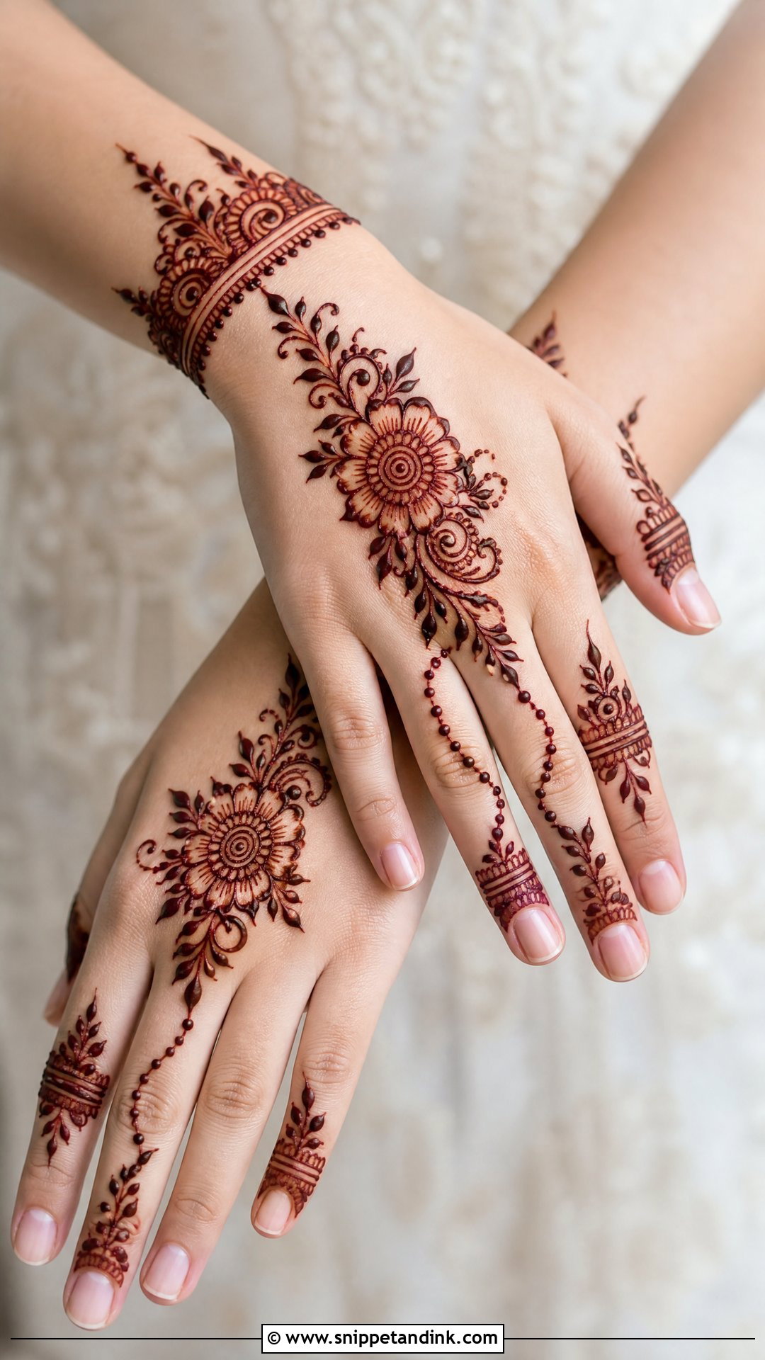 Hathphool Arabic Bridal Mehndi Design - Snippet and Ink - 20 Bridal Arabic Mehandi Mehndi Designs