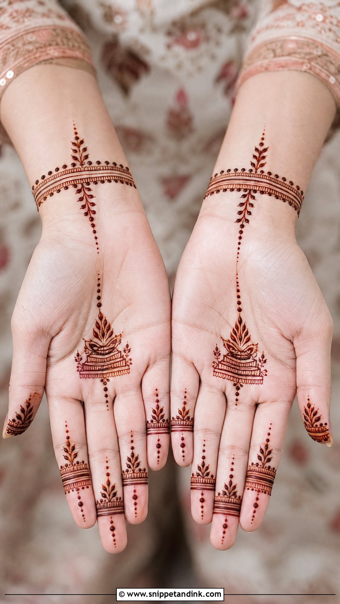 Havan Kund Finger Mehndi Design - Snippet and Ink - 20 Havan Kund Mehndi Design Ideas