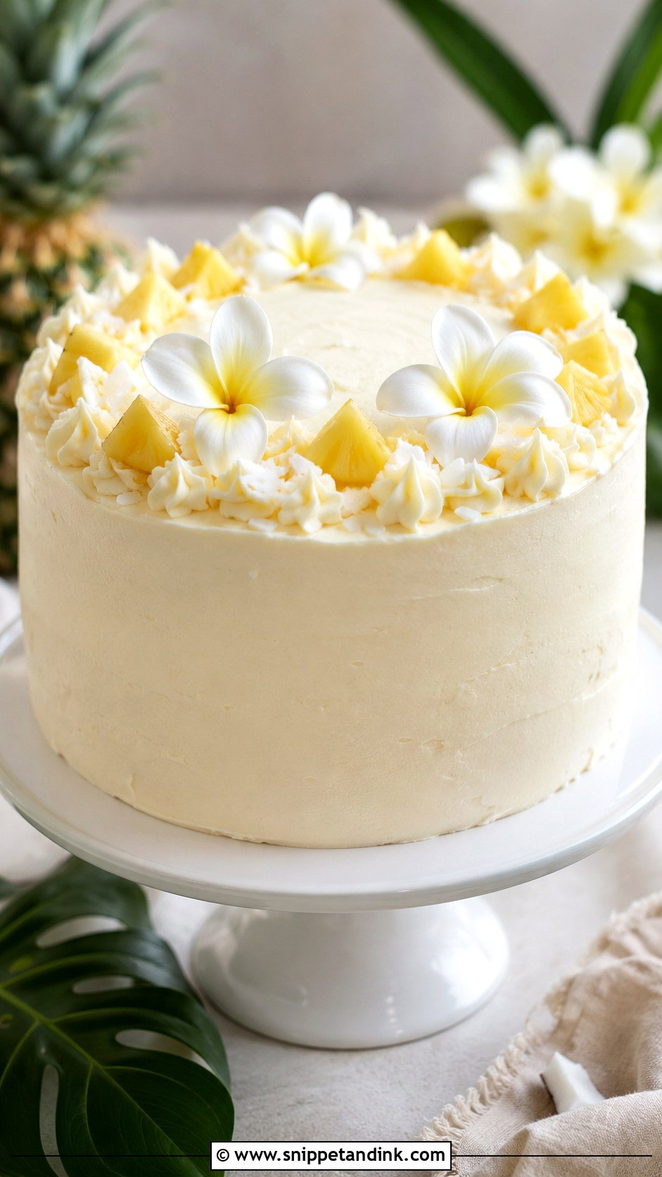 Hawaii Wedding Cake With Tropical Fruit Layers - Snippet and Ink - 20 Hawaii Wedding Cake Recipe