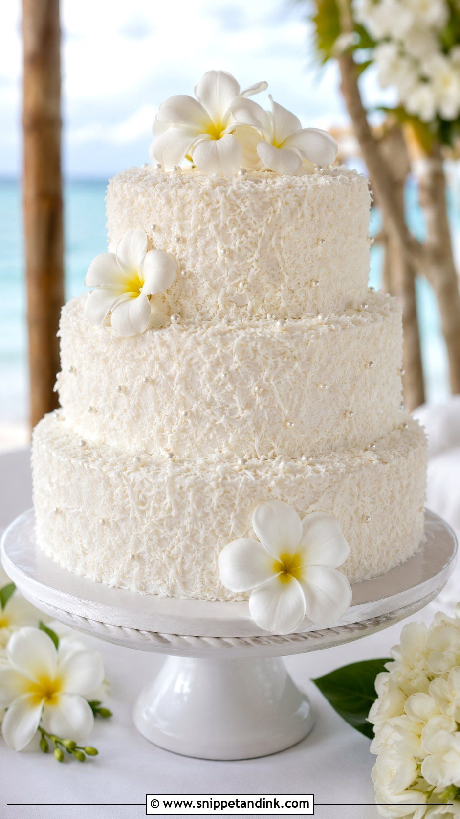 Hawaiian Wedding Cake With Coconut - Snippet and Ink - 20 Hawaiian Wedding Cakes