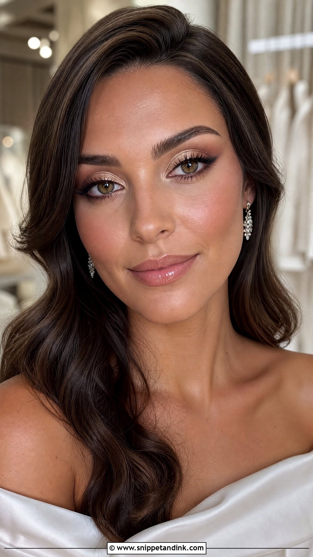Hazel Eye Bridal Makeup - Snippet and Ink - 20 Wedding Eye Makeup for Bride Ideas