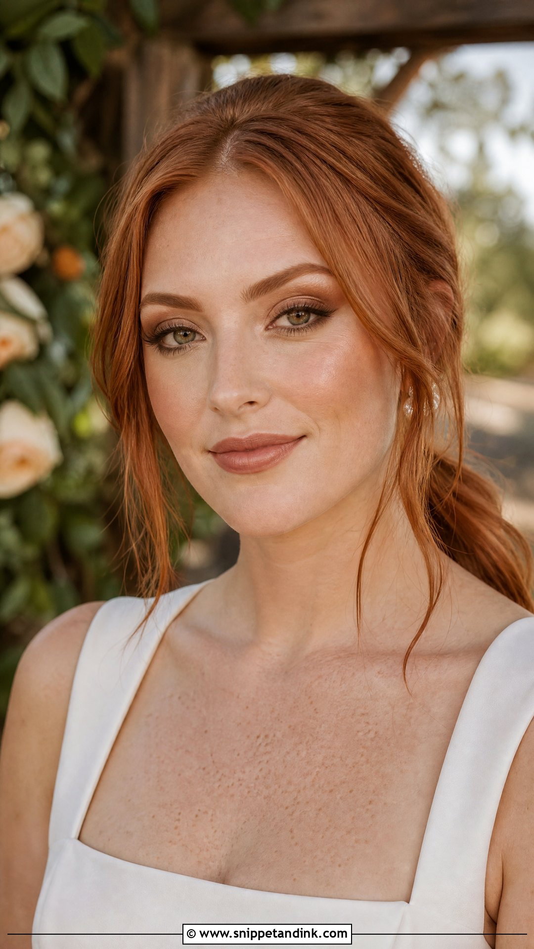 Hazel Eye Wedding Makeup For Redheads - Snippet and Ink - 25 Wedding Makeup Redhead Ideas