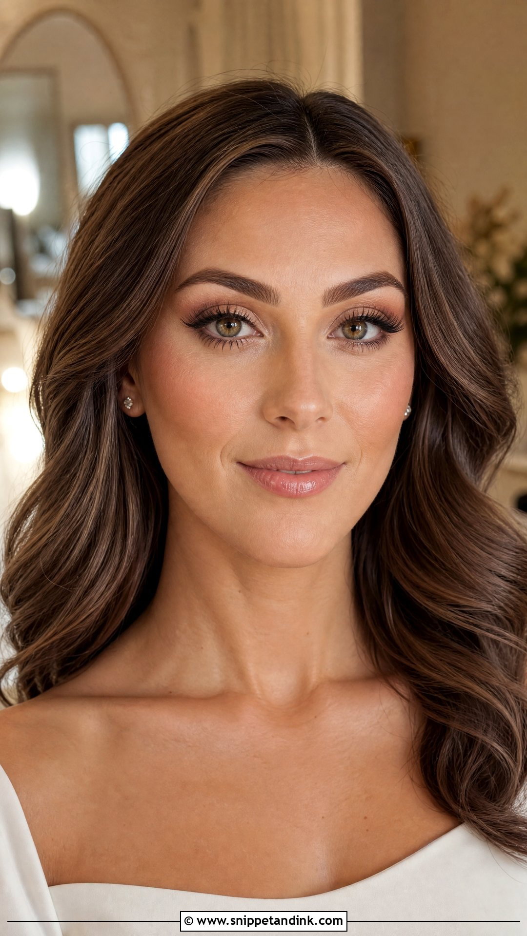 Hazel Eyes Natural Bridal Makeup - Snippet and Ink - 25 Light Natural Bridal Makeup Ideas