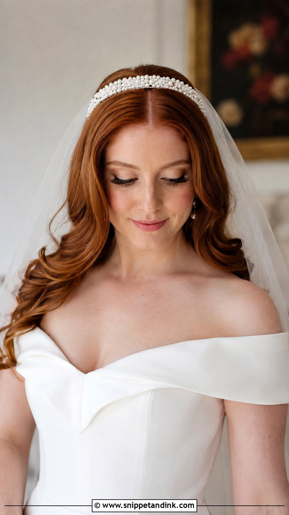 Headband With Veil Combination - Snippet and Ink - 20 Hairband Wedding Hairstyle Ideas