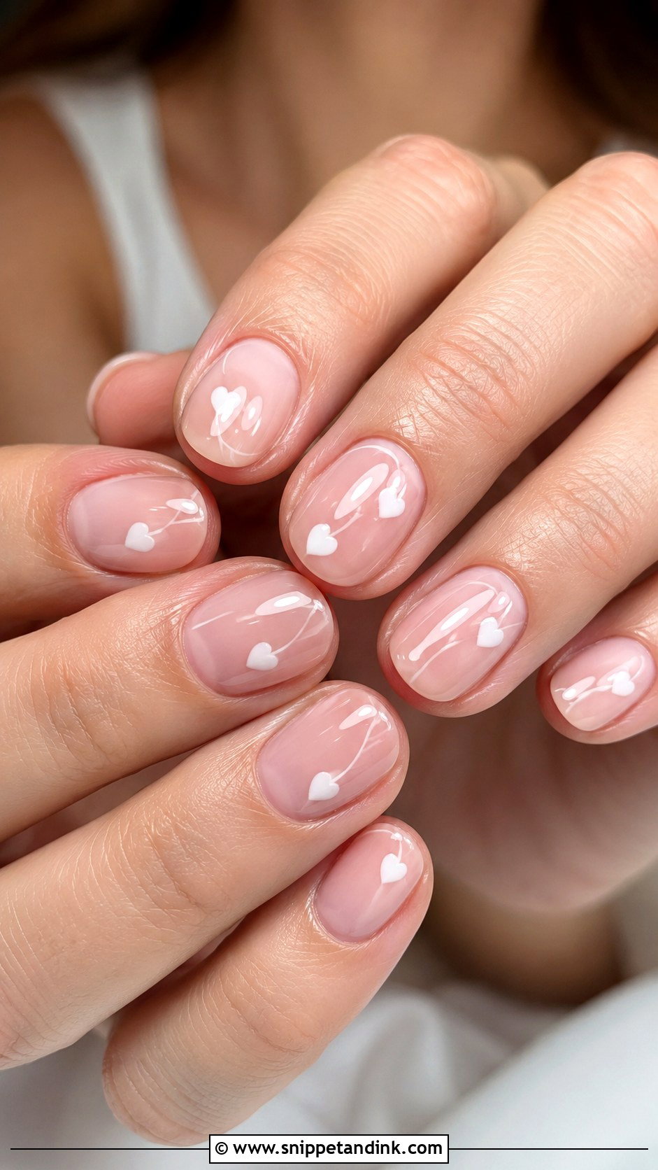 Heart Bachelorette Nails For Bride - Snippet and Ink - 30 Bachelorette Nails the Bride