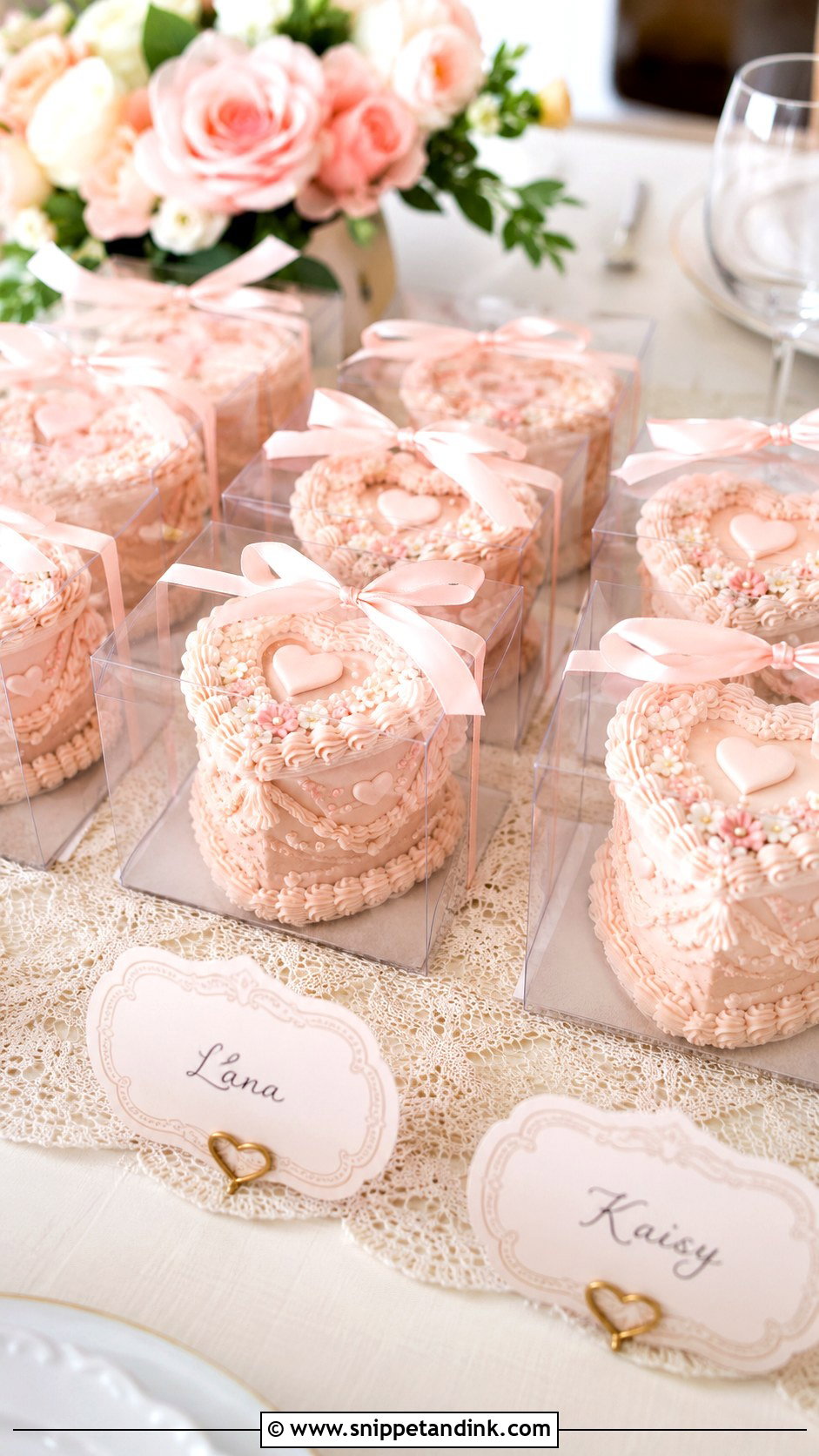 Heart Shaped Wedding Cakes - Snippet and Ink - 20 Wedding Cake Souvenir Ideas