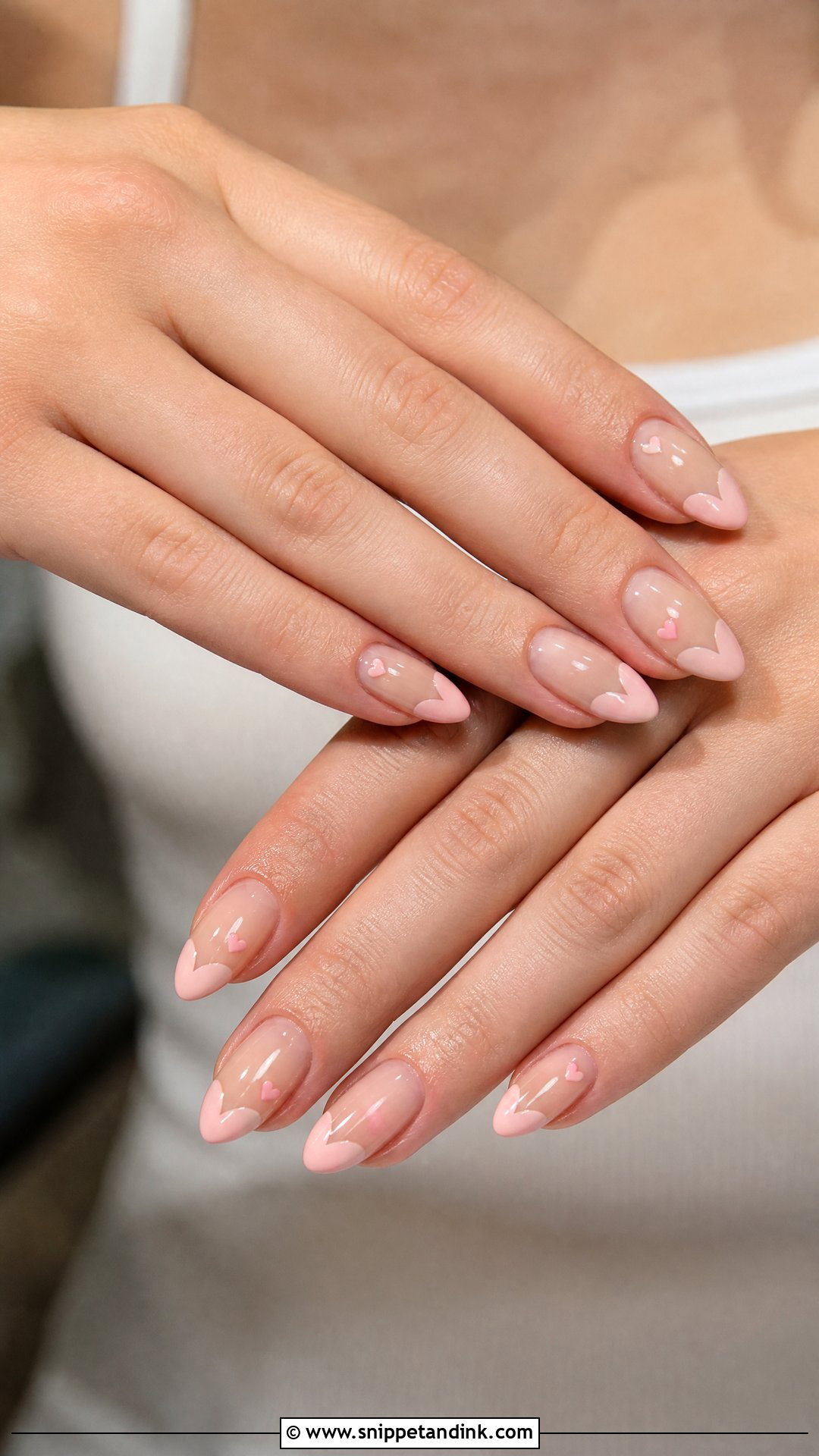 Heart Tip Engagement Nails - Snippet and Ink - 25 Fun Engagement Nails