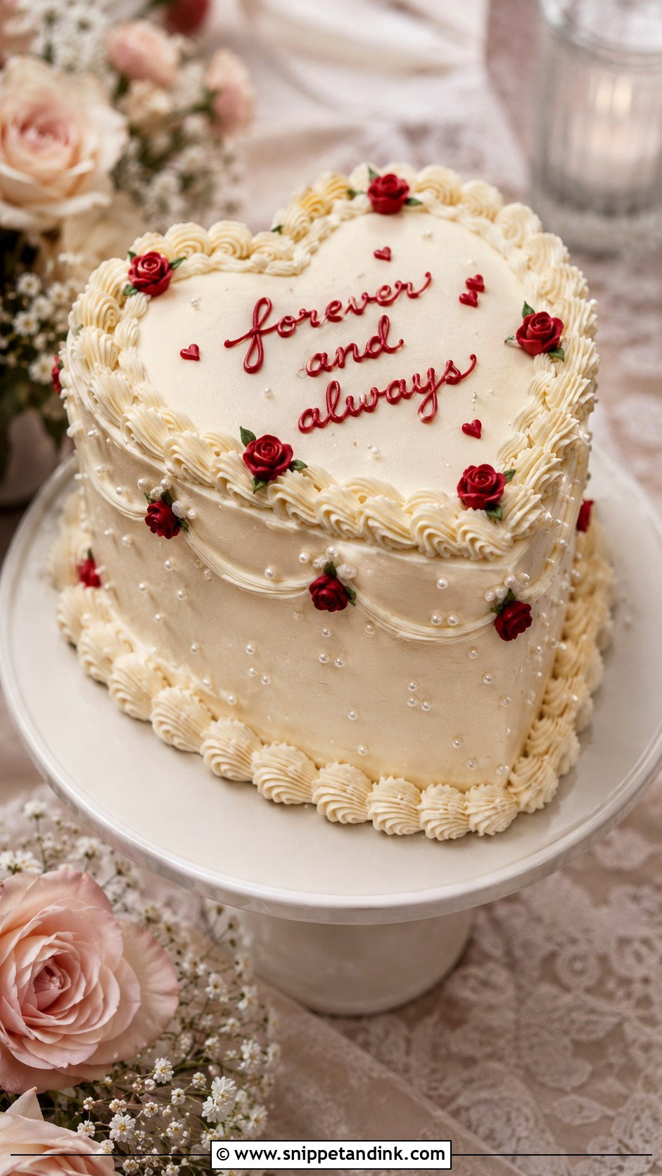 Heart Wedding Cake - Snippet and Ink - 25 Wedding Cake Gif