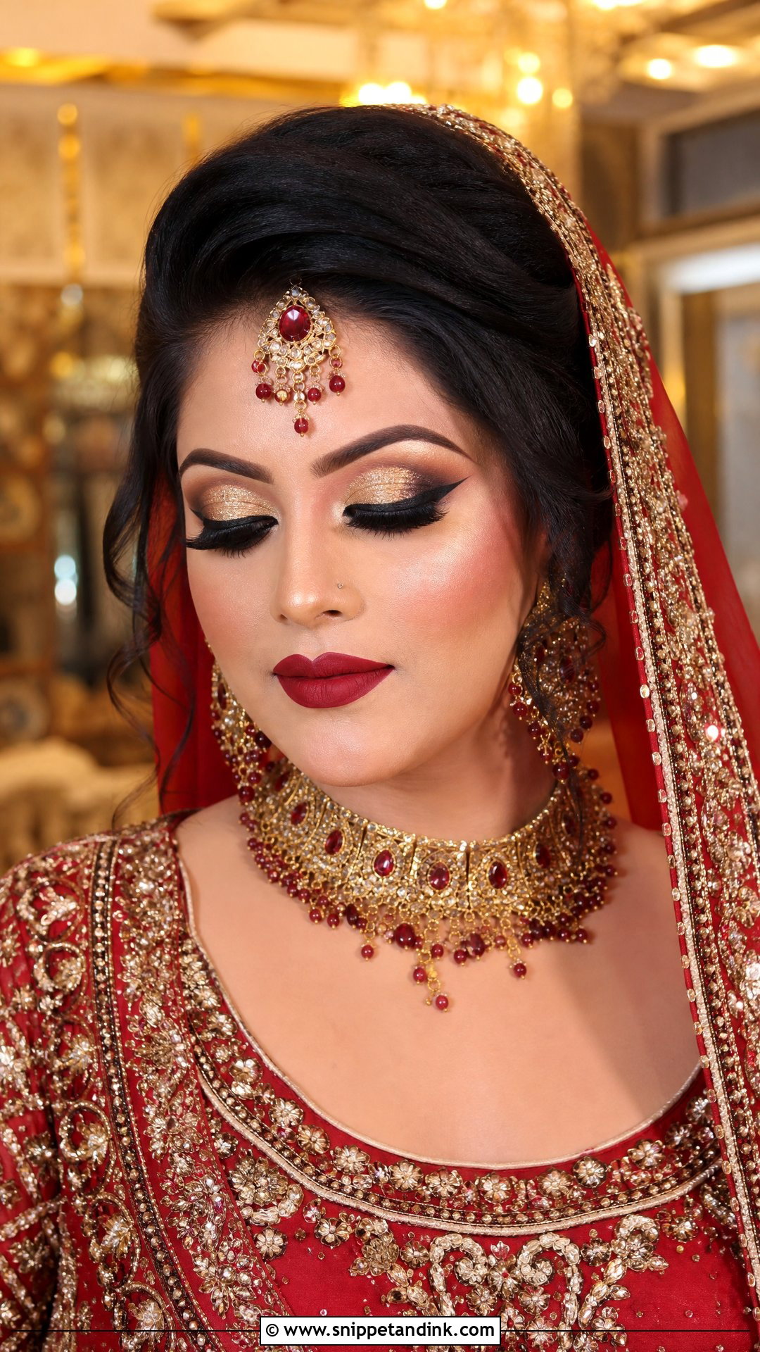 Heavy Barat Bridal Makeup - Snippet and Ink - 25 Barat Bridal Makeup Ideas