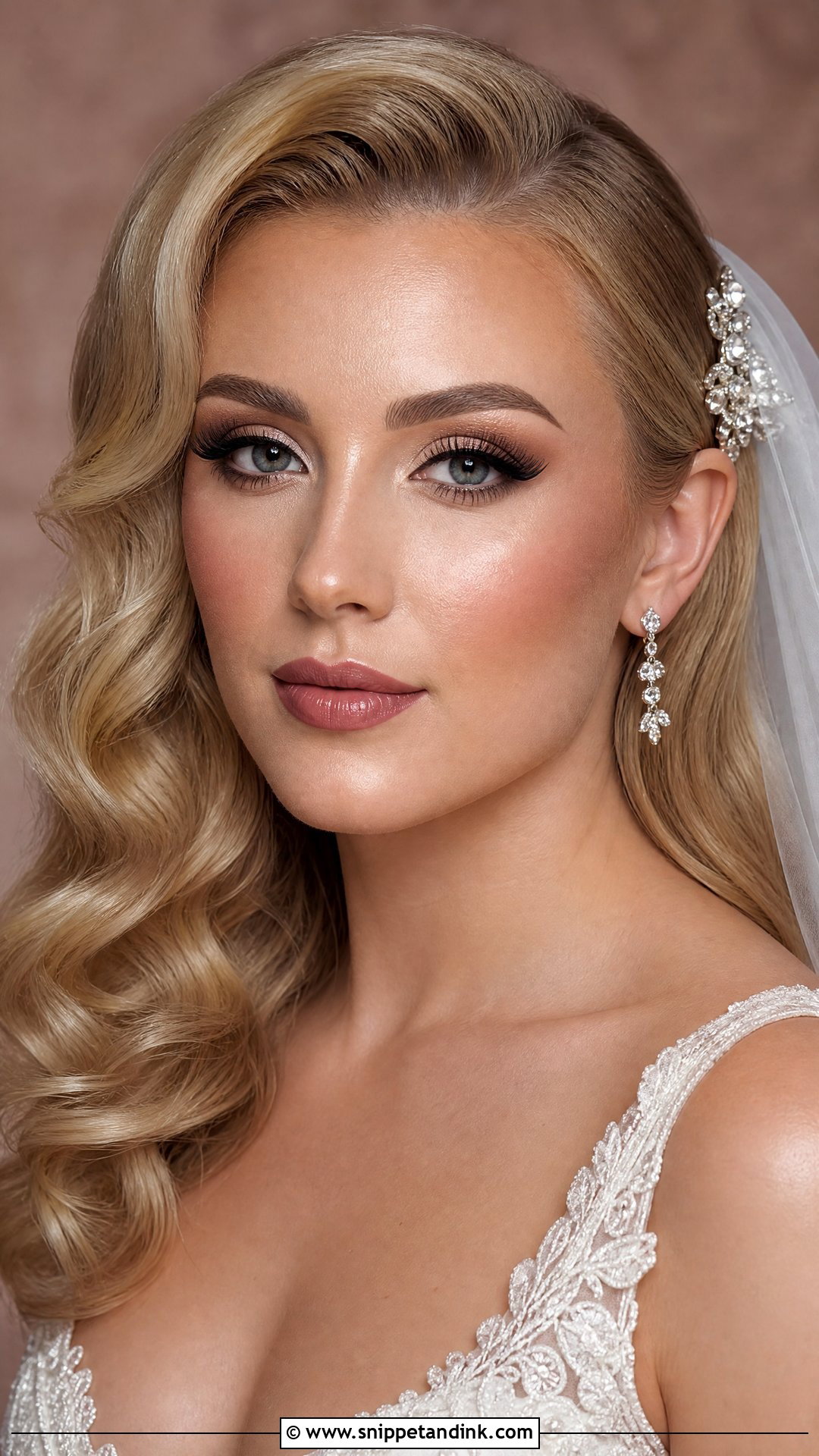 Heavy Bridal Makeup With Classic Glam - Snippet and Ink - 20 Heavy Bridal Makeup Ideas