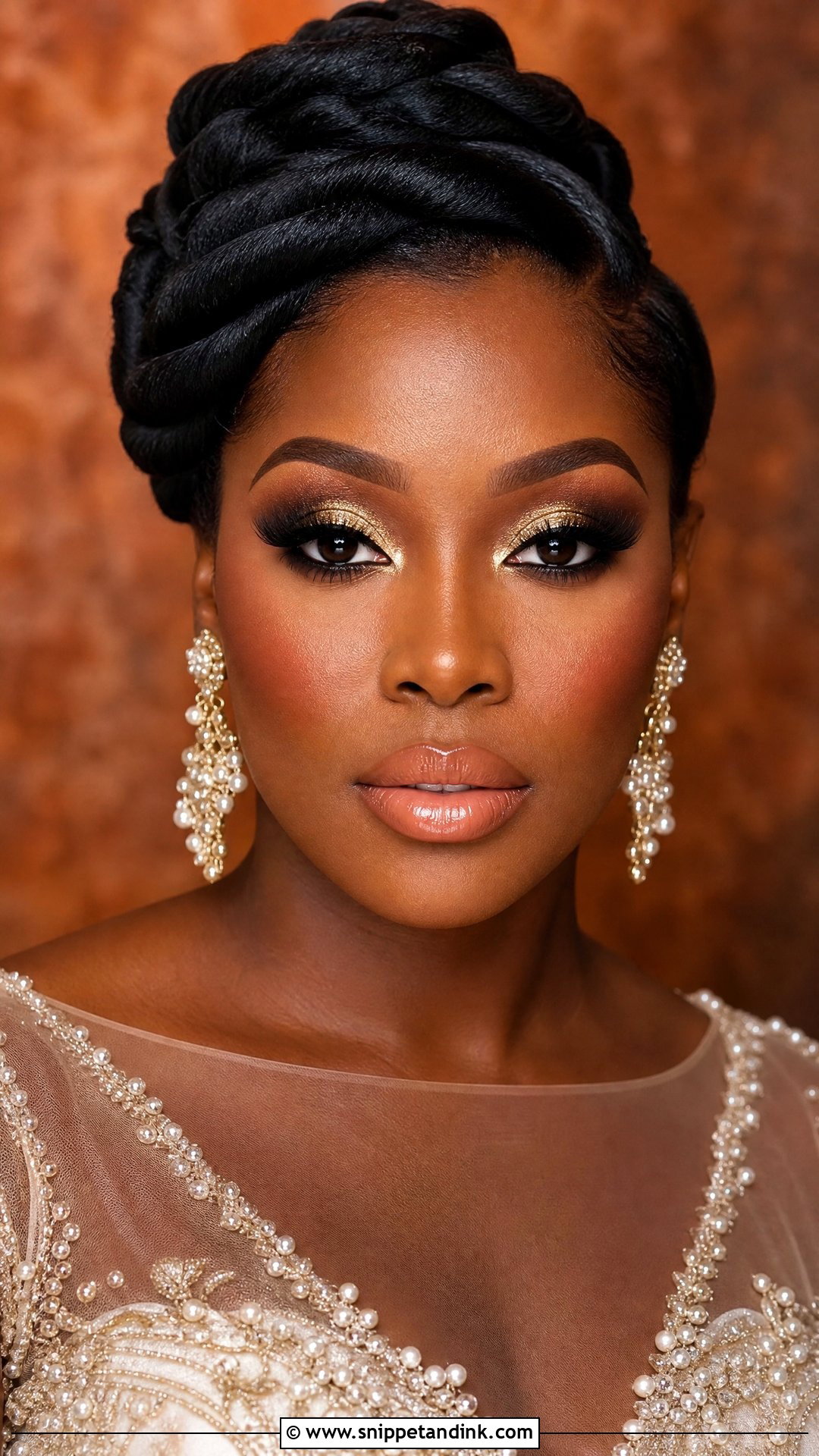 Heavy Bridal Makeup With Halo Eyes - Snippet and Ink - 20 Heavy Bridal Makeup Ideas