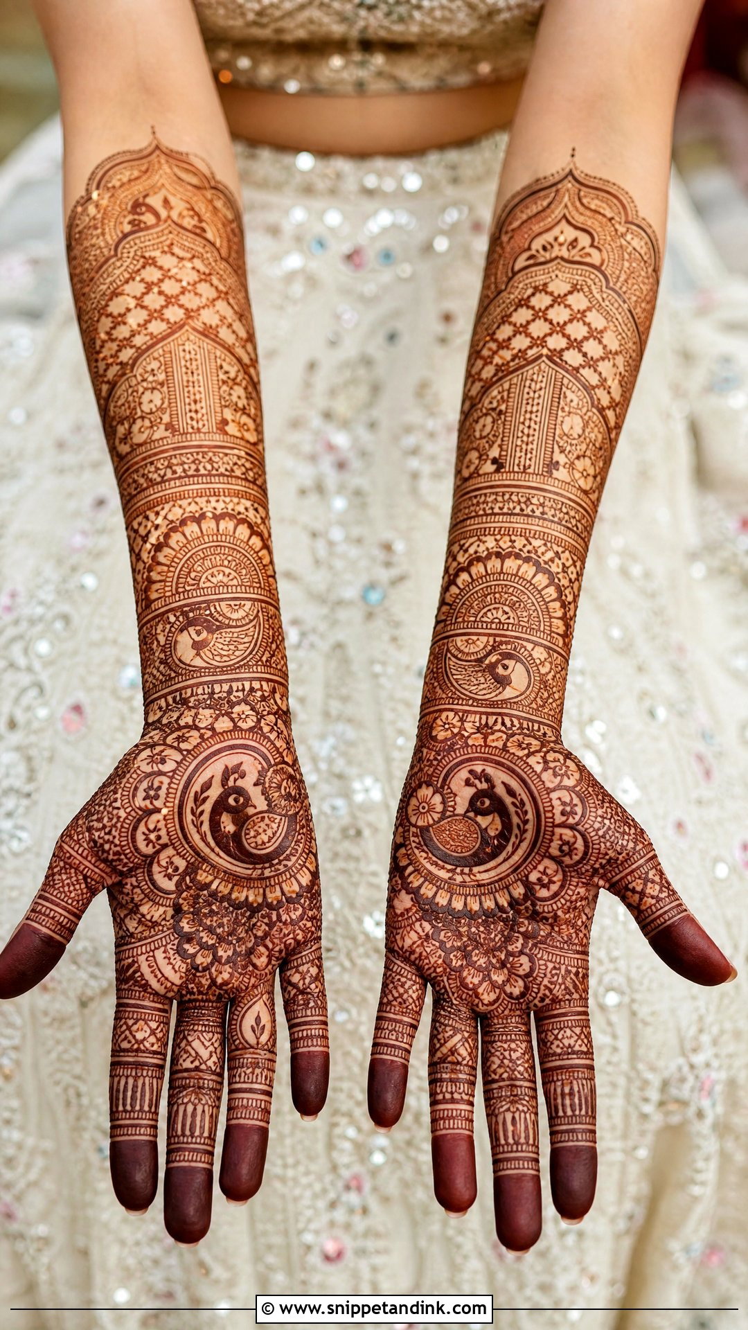 Heavy Bridal Mehendi Lehenga for Bride - Snippet and Ink - 30 Unique Mehendi Outfits for Bride