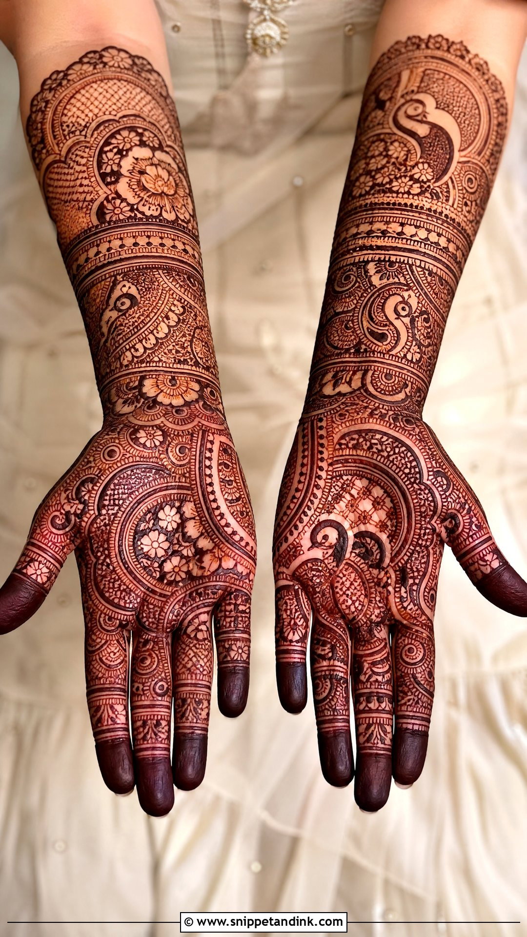 Heavy Bridal Mehndi Design - Snippet and Ink - 30 Unique Bridal Mehndi Designs Indian Weddings