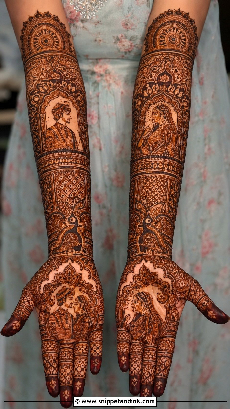 Heavy Bridal Mehndi Design - Snippet and Ink - 35 Latest Bridal Mehndi Designs