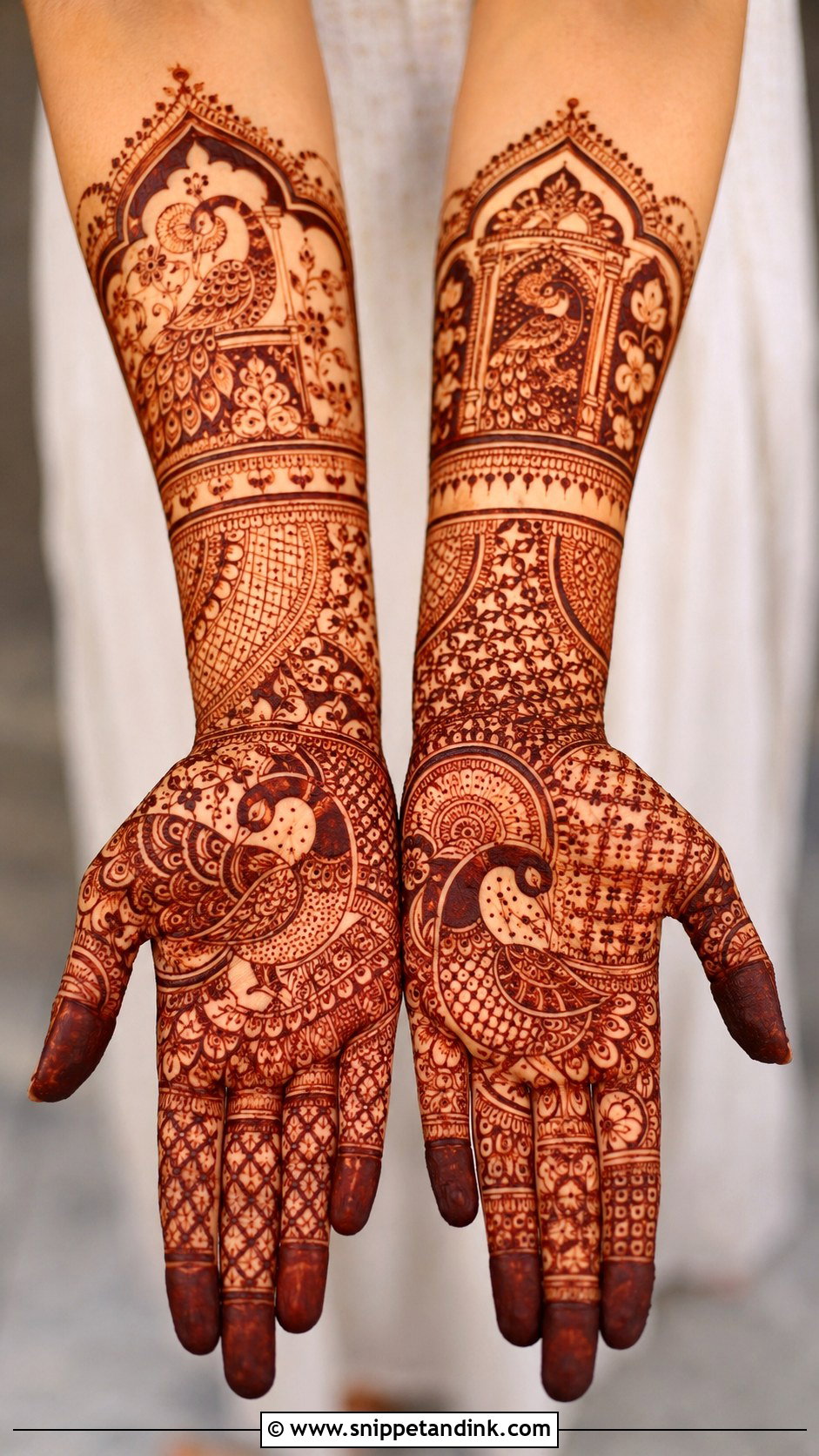 Heavy Bridal Mehndi Design - Snippet and Ink - 35 Latest Bridal Mehndi Designs Weddings