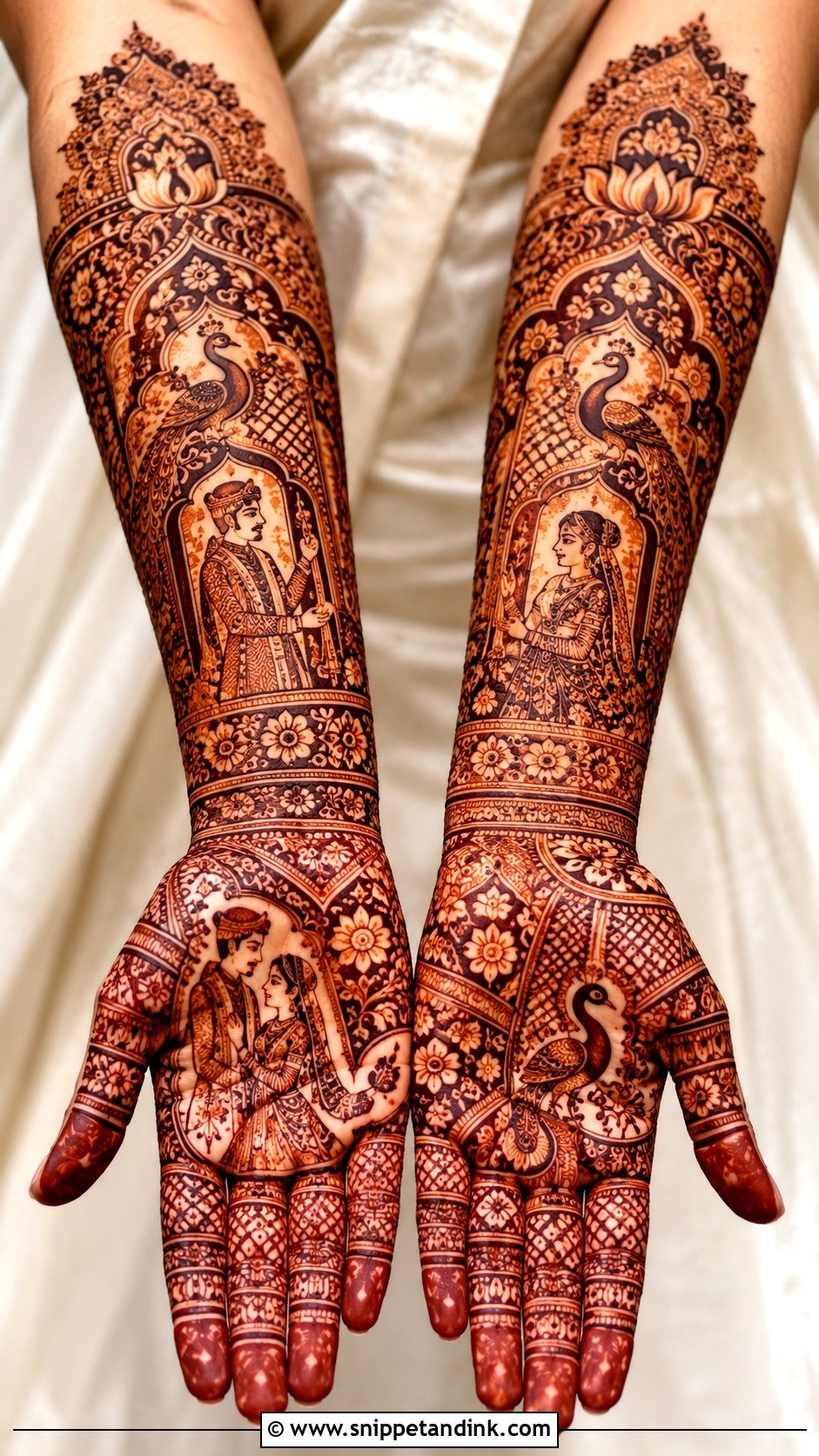 Heavy Bridal Mehndi Design - Snippet and Ink - 35 Mehndi Art Designs